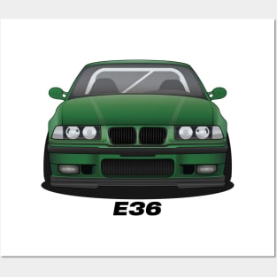 Green E36 Posters and Art